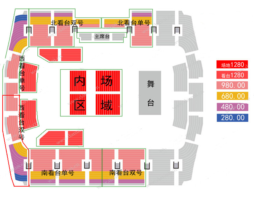 朴有天2015miss&loveparty北京歌迷见面会座位图