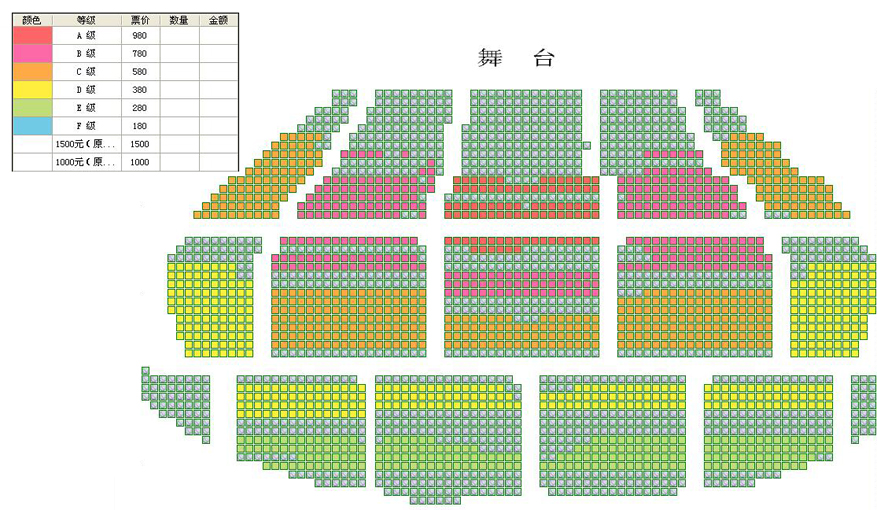 嗨！你好！—2018卢鑫玉浩相声专场巡演北京站座位图