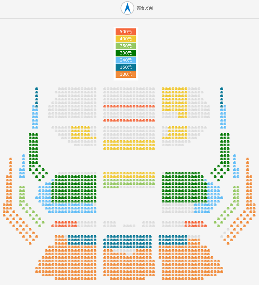 国家大剧院歌剧节2019：江苏大剧院原创歌剧《拉贝日记》座位图