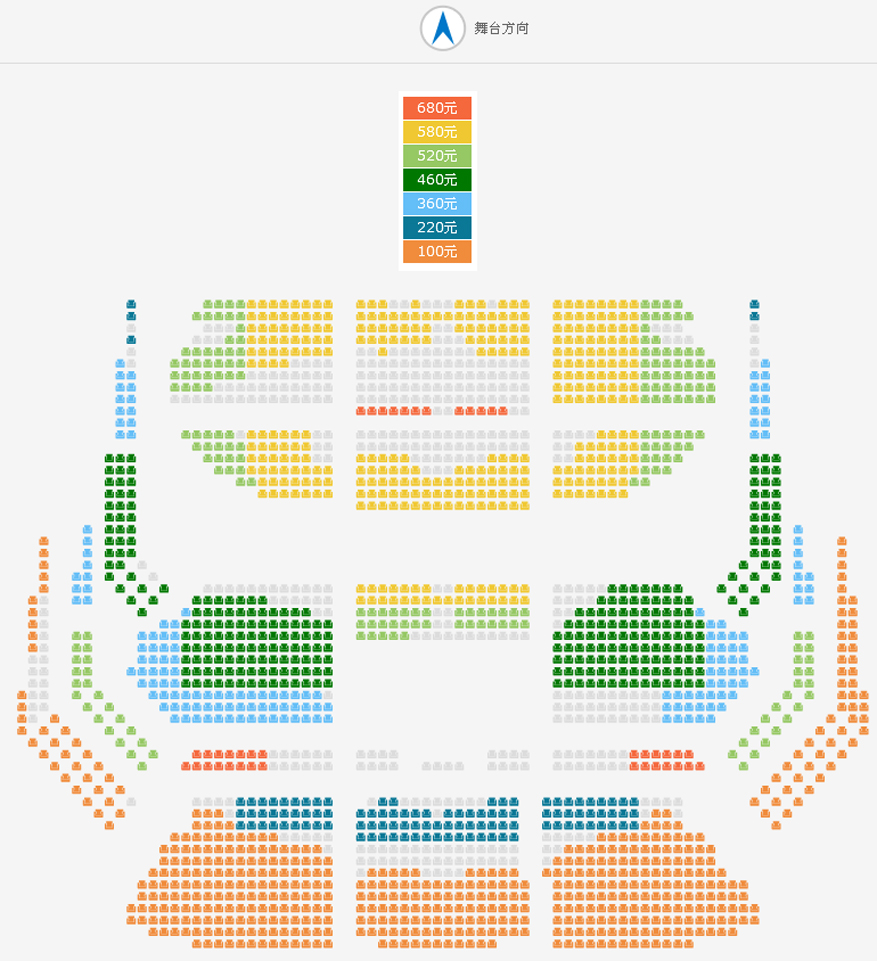 国家大剧院歌剧节2019：国家大剧院、柏林国家歌剧院联合制作比才歌剧《采珠人》座位图