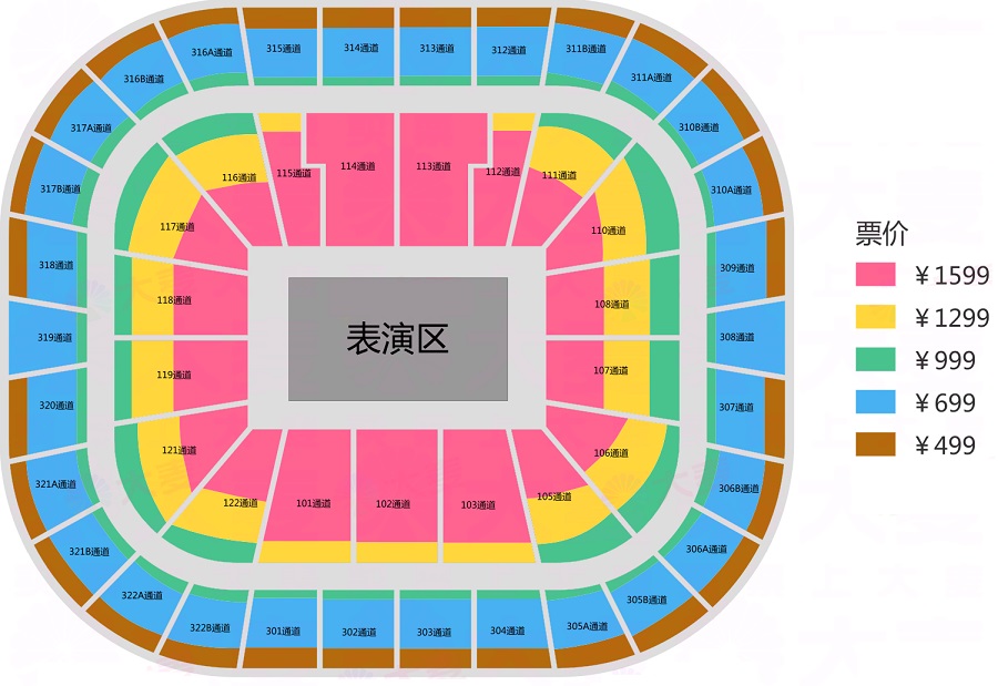 2023当我们谈论爱情-梁静茹世界巡回演唱会北京站座位图