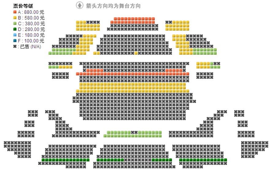 千古情1号剧院座位图图片