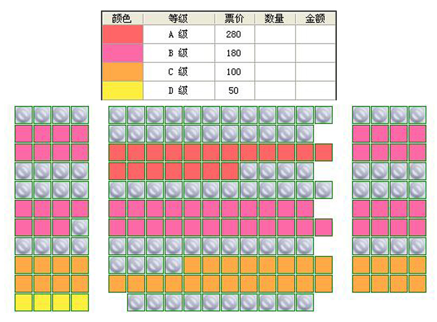 黄彦卓导演舞台剧《狼》座位图