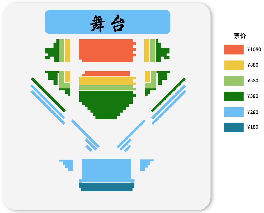 永庆升平2024德云社德云三筱相声专场演出-北京站座位图